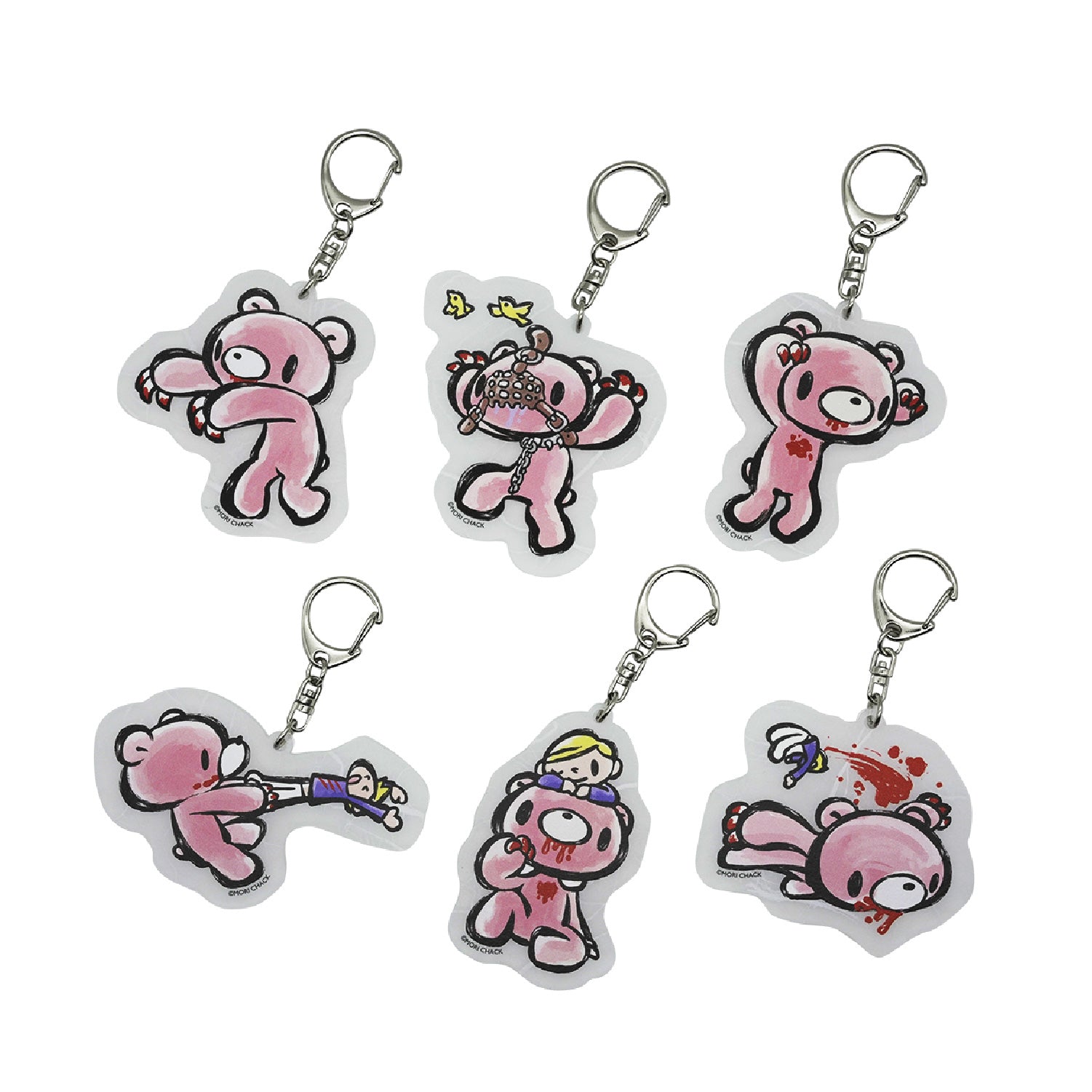 GLOOMY 和紙風アクリルキーホルダー 墨絵 – Chatta