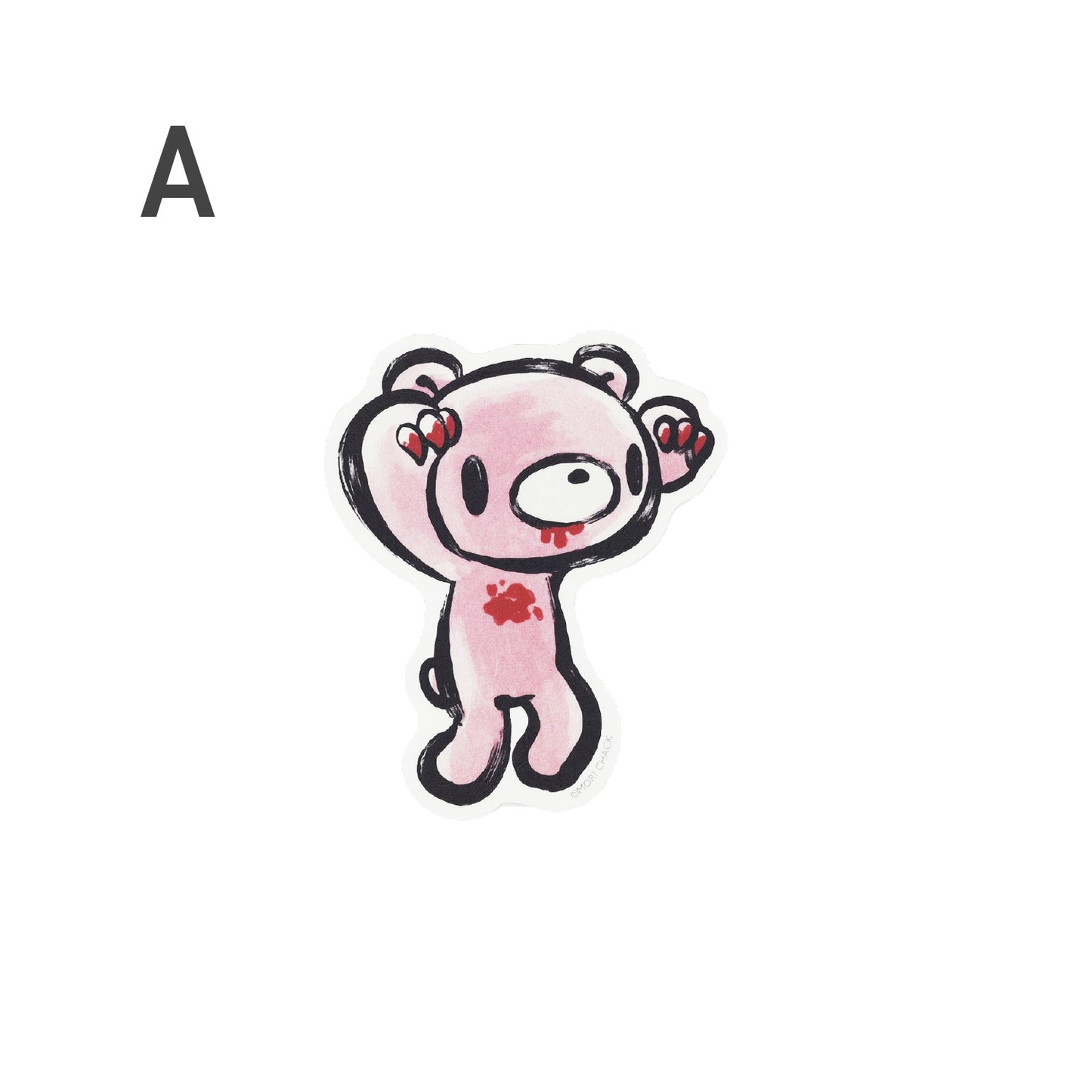 GLOOMY 和紙ステッカー 墨絵