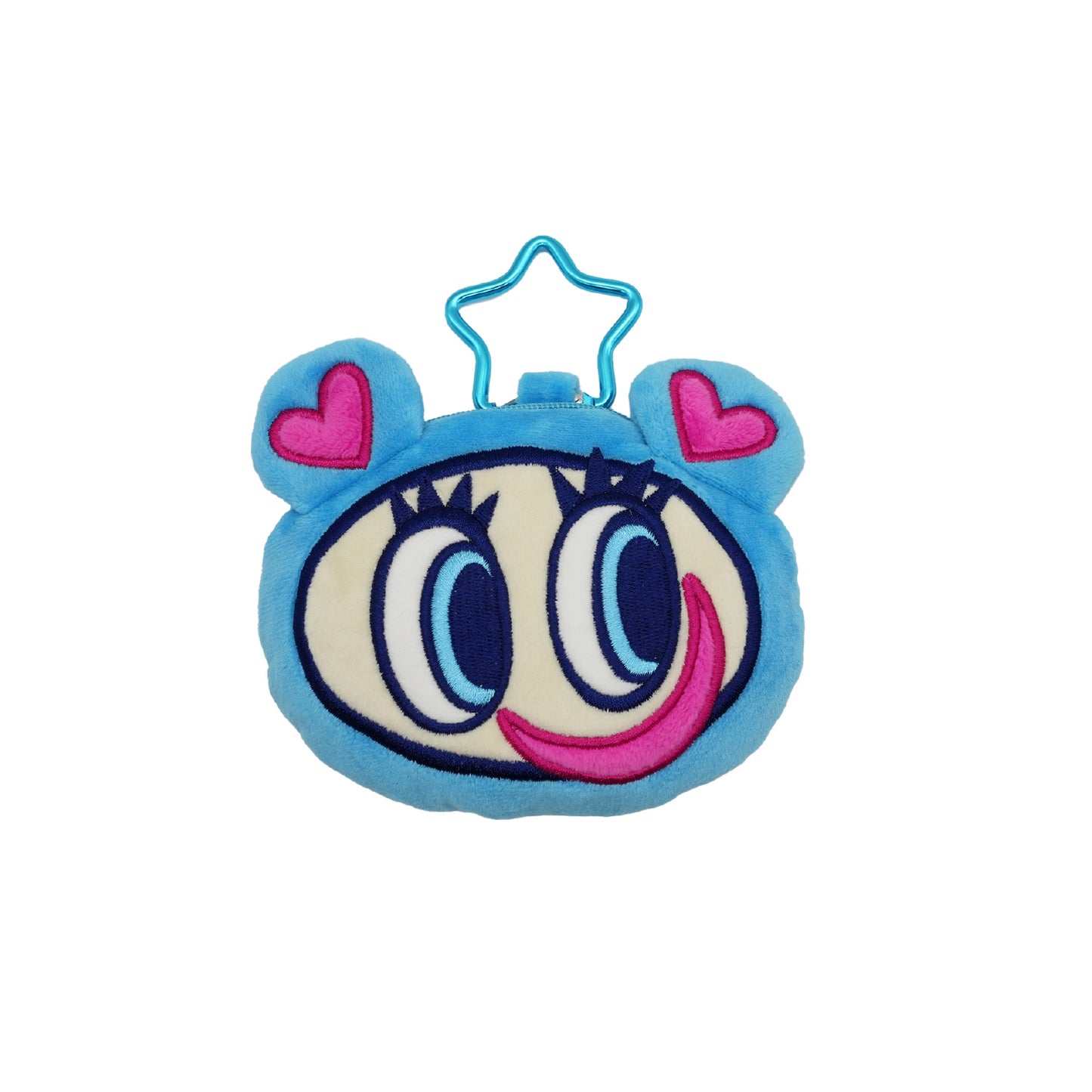 エンジェルブルー カラビナ付きぬいぐるみファスナーマスコット ナカムラくん