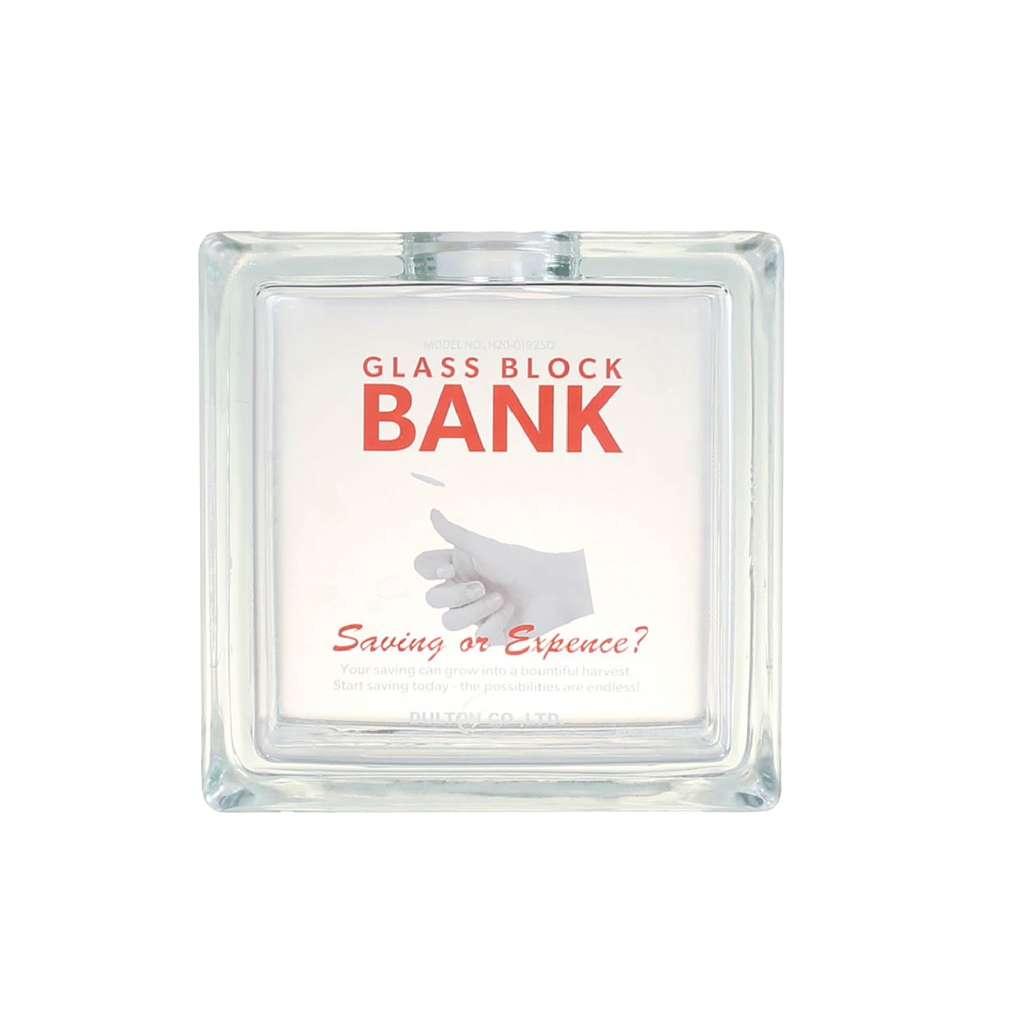 GLASS BLOCK BANK SQUARE