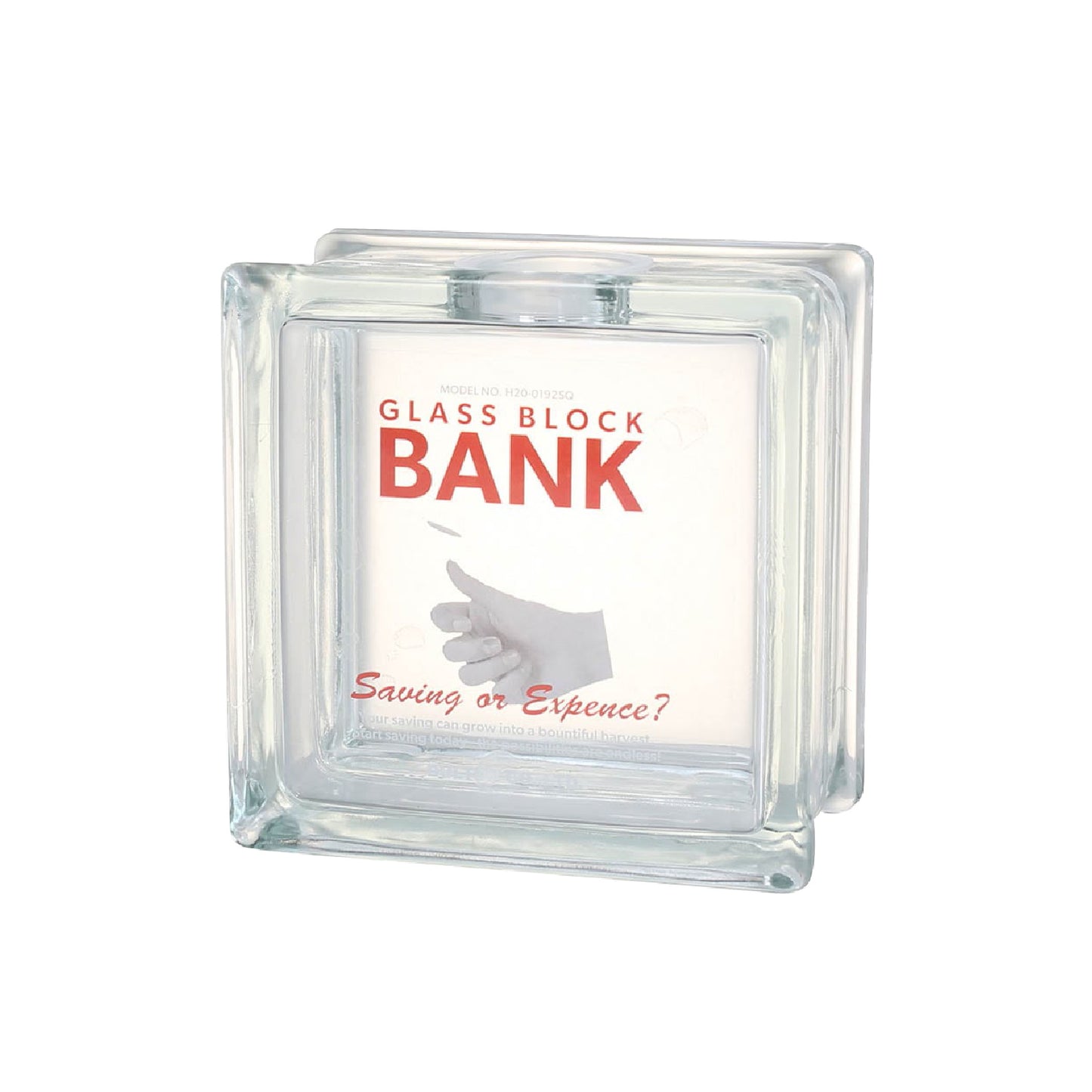 GLASS BLOCK BANK SQUARE