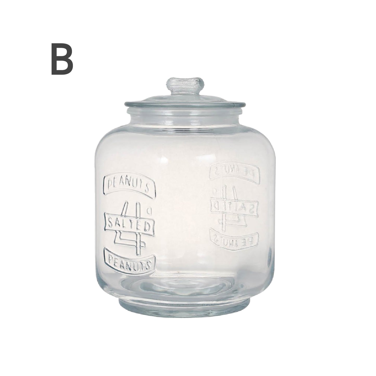 GLASS COOKIE JAR
