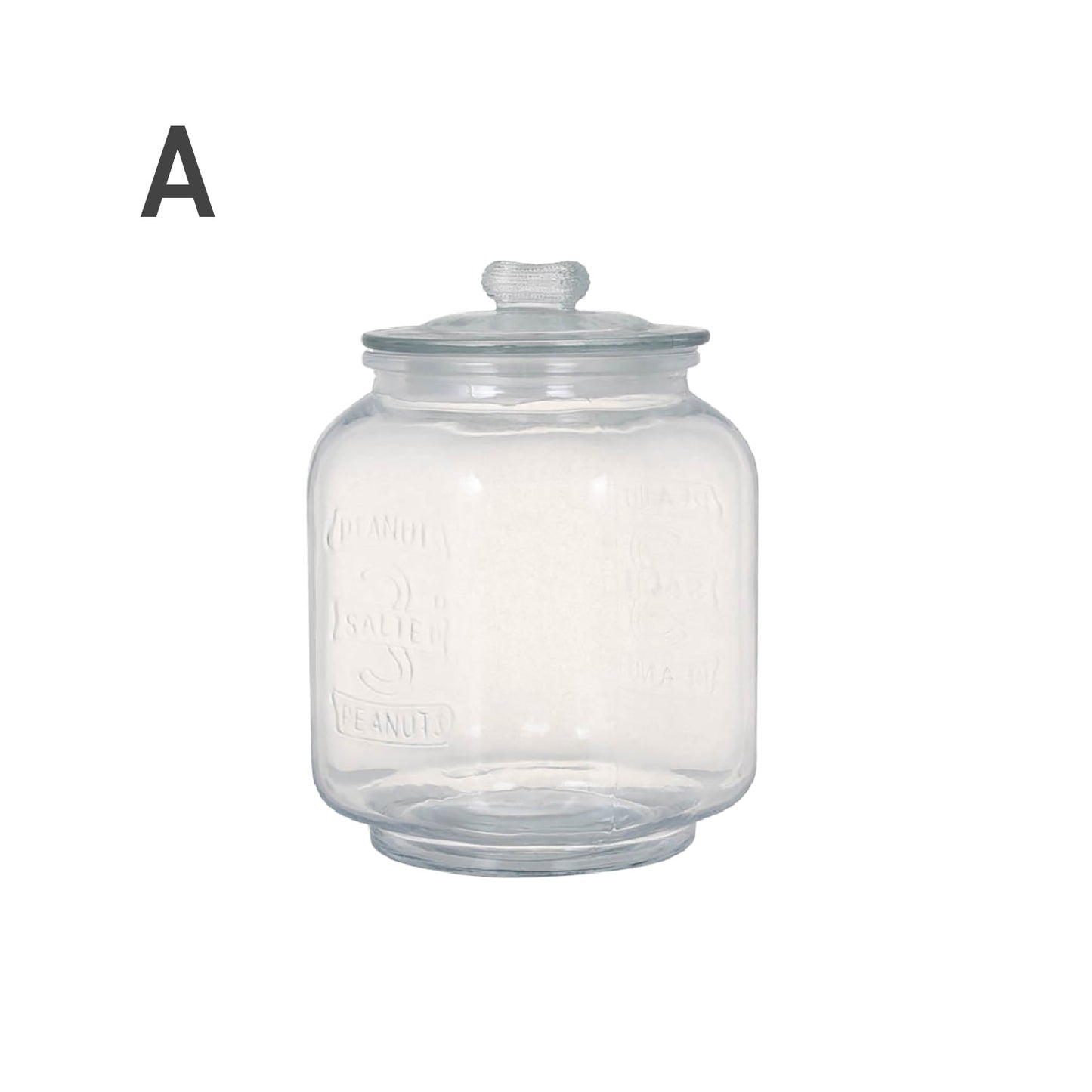GLASS COOKIE JAR