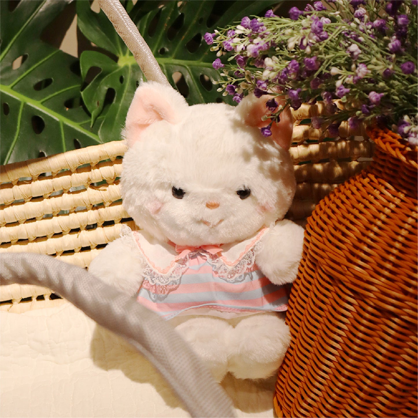 レトロぬいぐるみこれくしょん クリーミーねこ