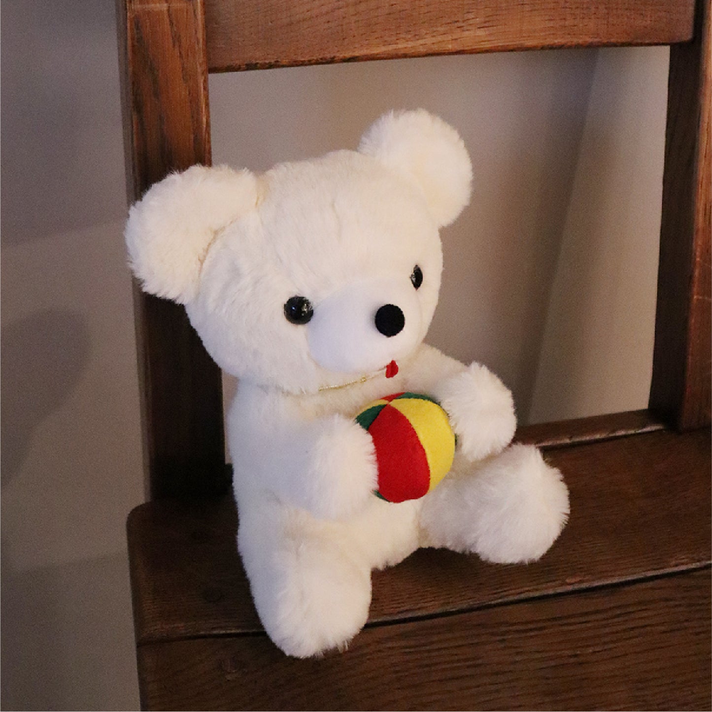 レトロぬいぐるみこれくしょん 座りマリ持クマ