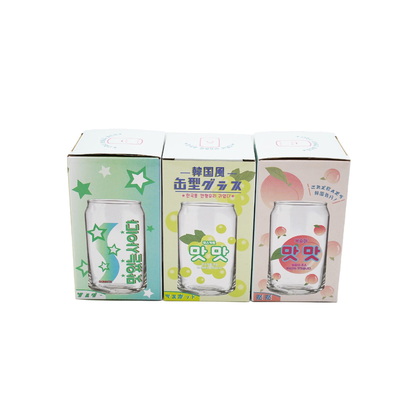 韓国風缶型グラス