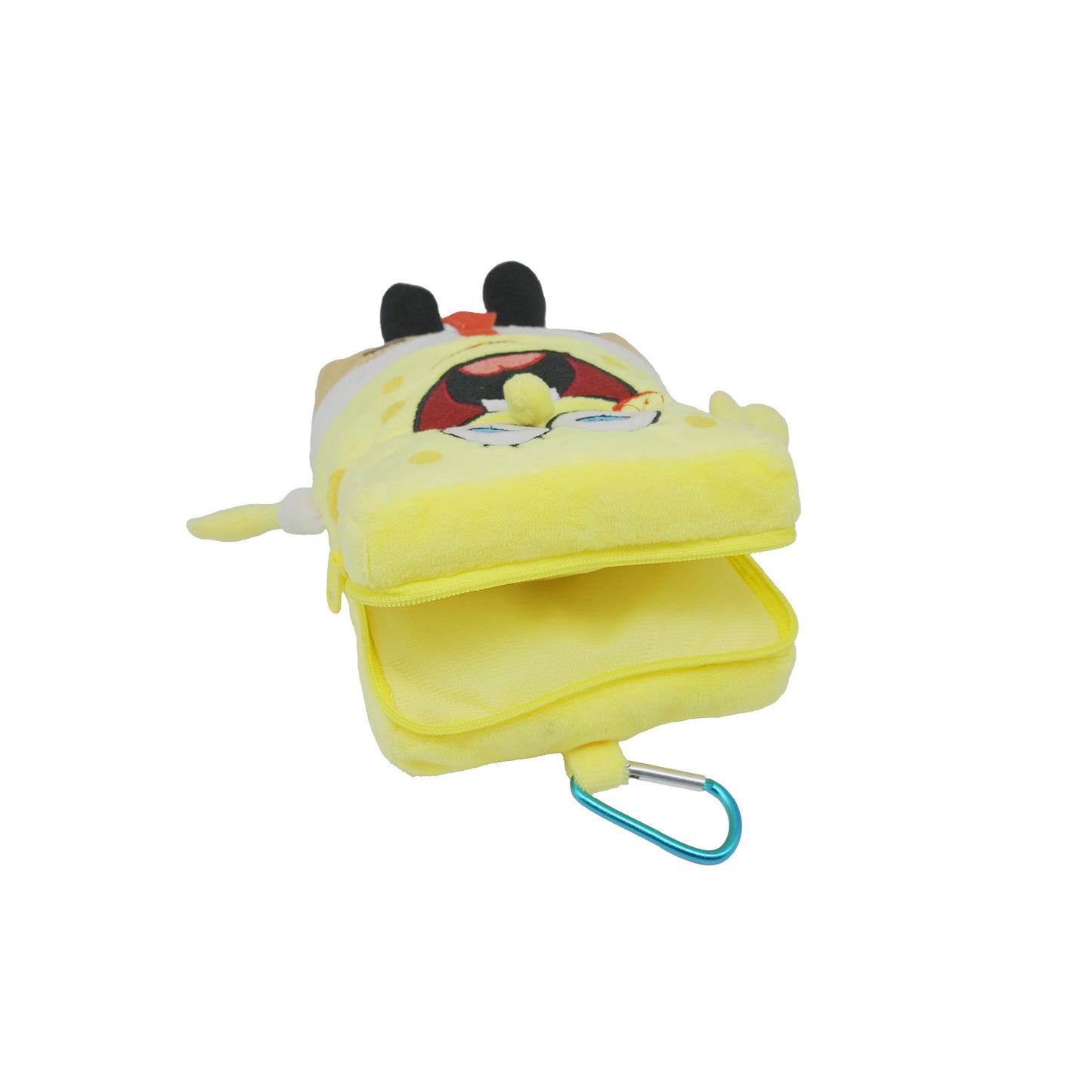 スポンジボブ カラビナ付きぬいぐるみファスナーマスコット