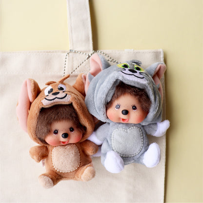トム＆ジェリー×モンチッチ 顔でかＳＳキーチェーン