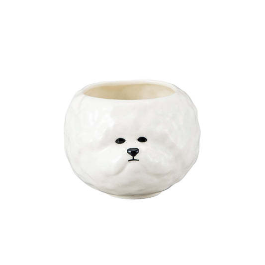 お茶碗　ビションフリーゼ