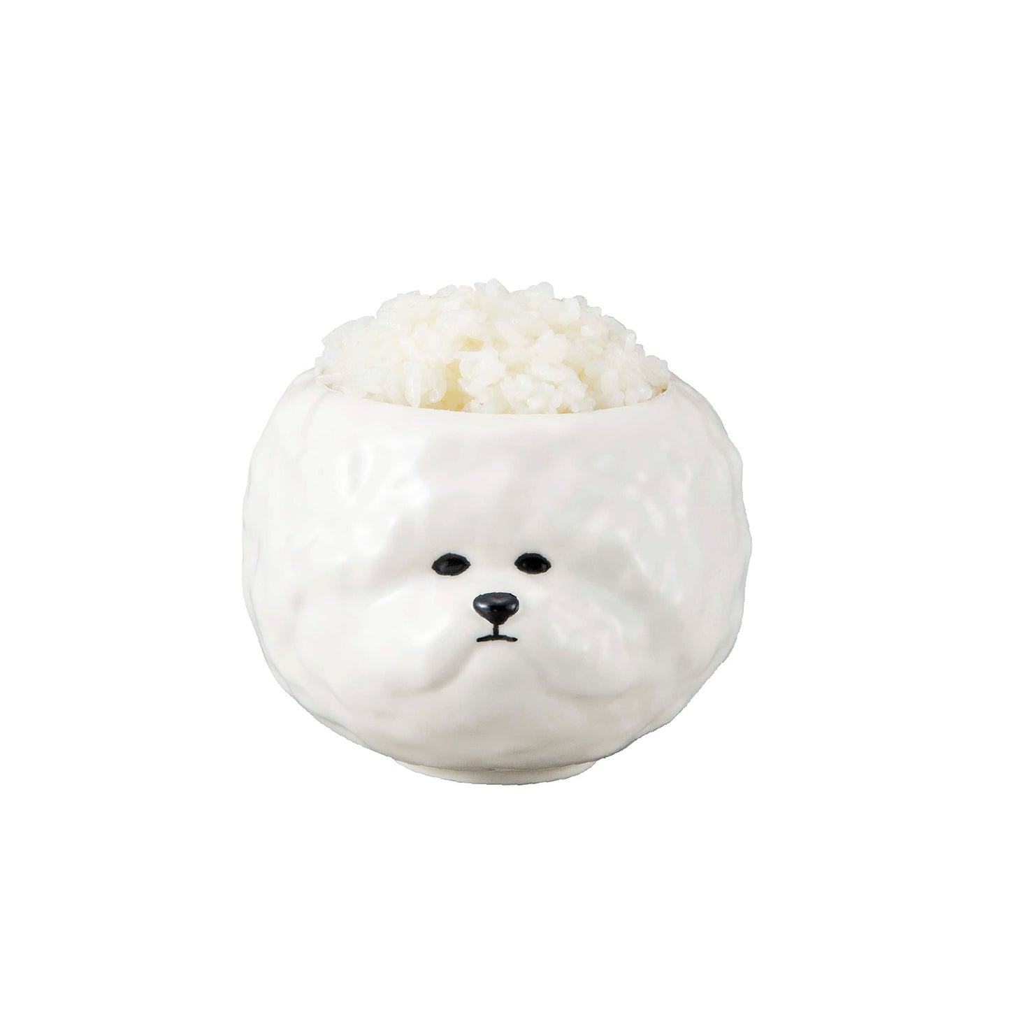 お茶碗　ビションフリーゼ