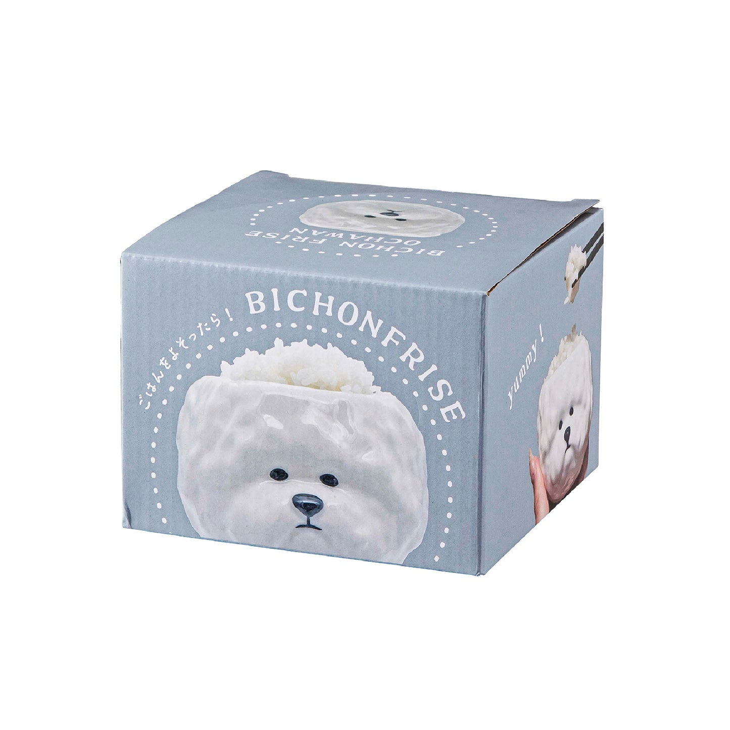 お茶碗　ビションフリーゼ