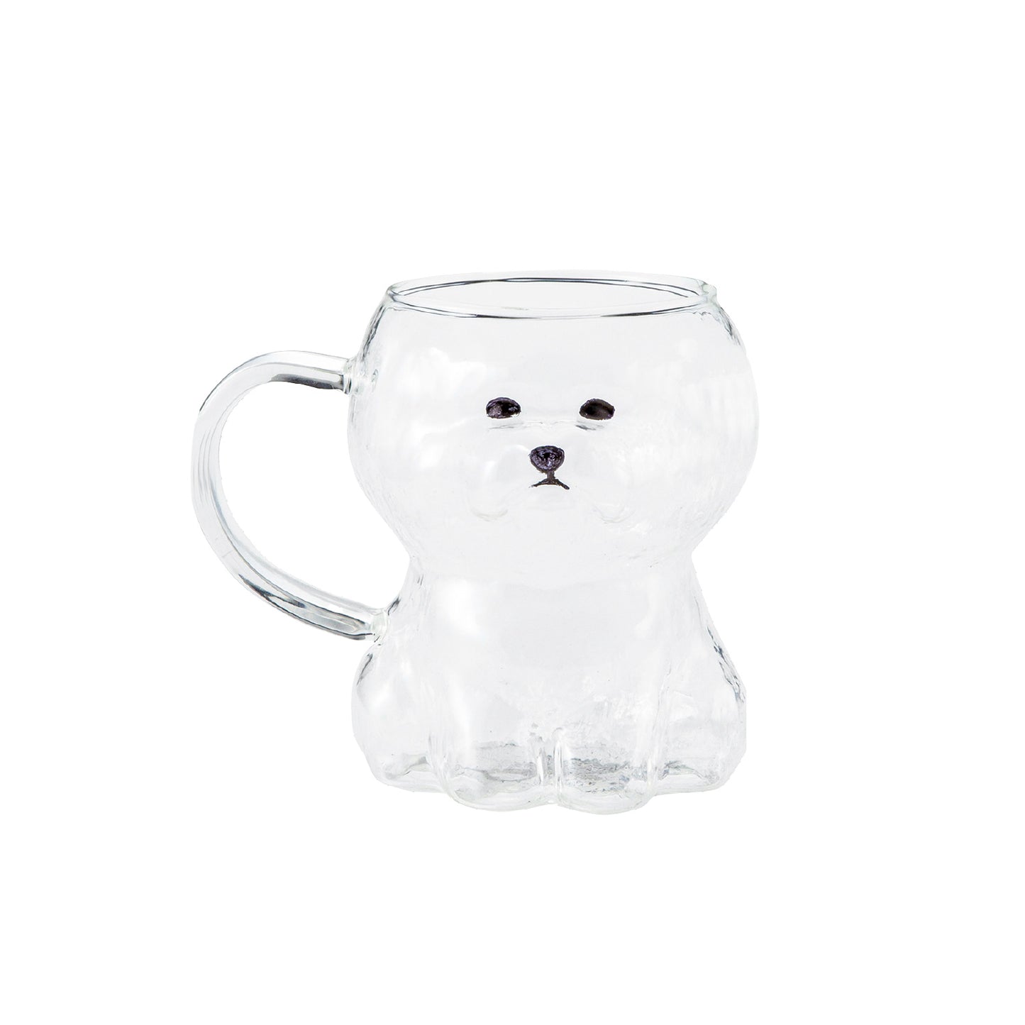 ダイカットガラスマグ　ビションフリーゼ