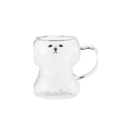 ダイカットガラスマグ　ビションフリーゼ