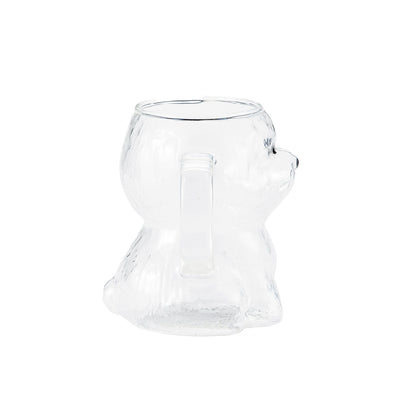 ダイカットガラスマグ　ビションフリーゼ