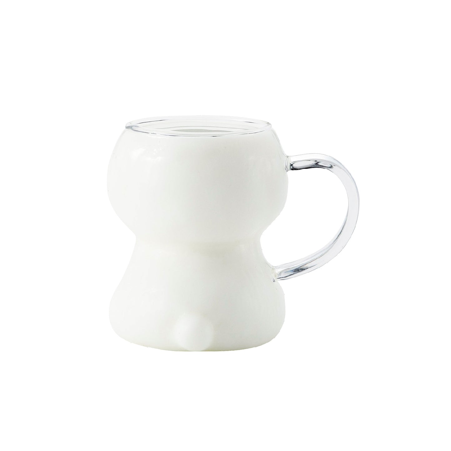 ダイカットガラスマグ　ビションフリーゼ