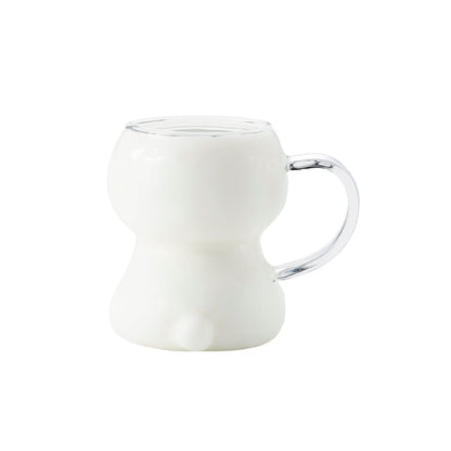 ダイカットガラスマグ　ビションフリーゼ