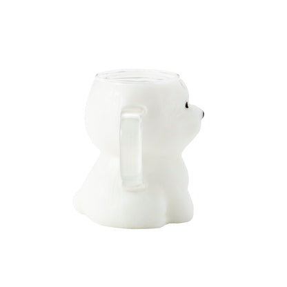 ダイカットガラスマグ　ビションフリーゼ