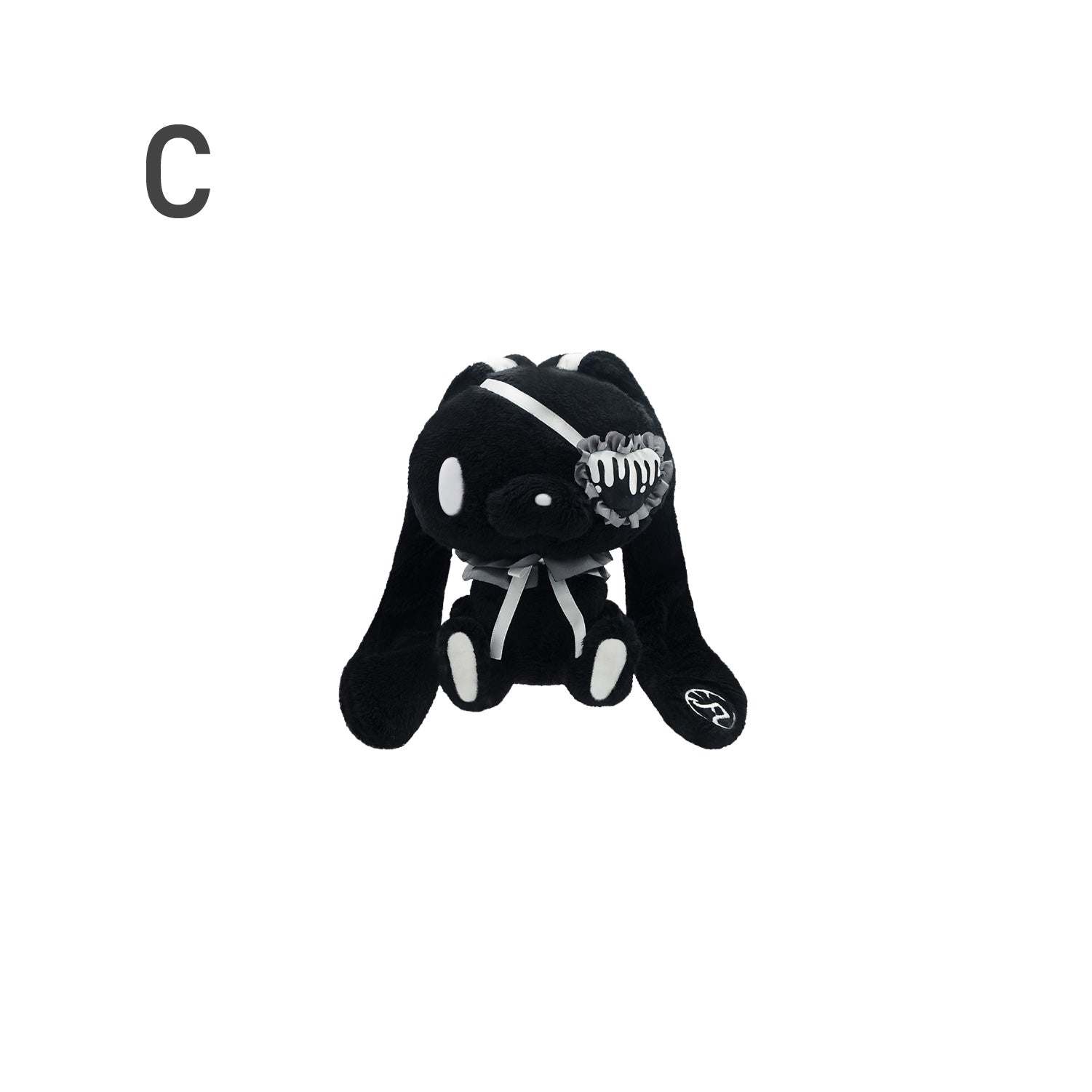 汎用うさぎ 手乗り鎮座ぬいぐるみ Eyepatch – Chatta