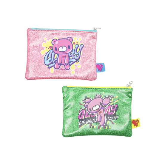 GLOOMY ラメフラットポーチ