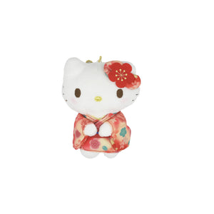 サンリオ　グラデ着物　マスコット　ハローキティ