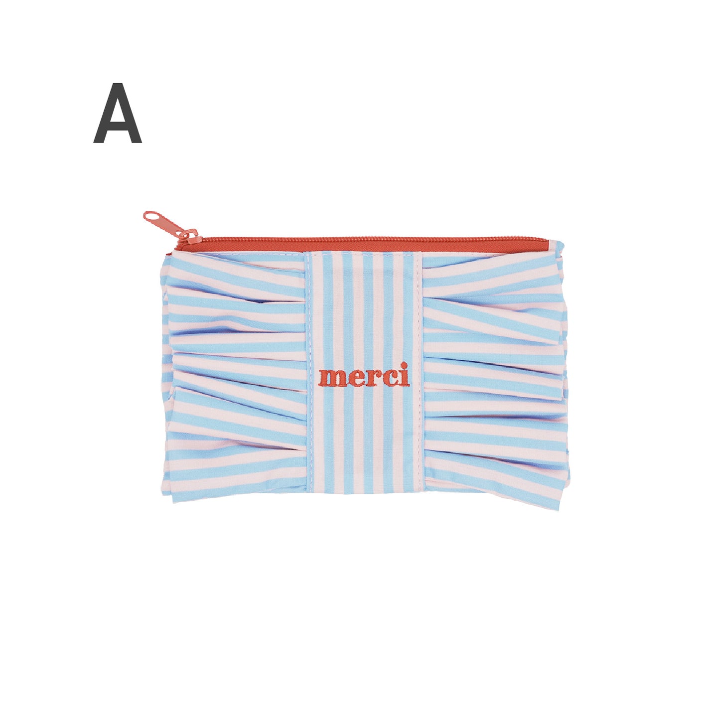 MERCI　Stripeコットンポーチ