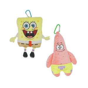 スポンジボブ カラビナ付きぬいぐるみファスナーマスコット